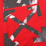 Off-White Hoodie Caravaggio Arrows Red - Imagen 4