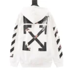 Off-White Hoodie Caravaggio Arrows White
