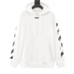 Off-White Hoodie Caravaggio Arrows White - Imagen 3
