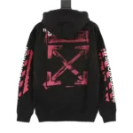 Off-White Hoodie 'Impressionism Pink' Black