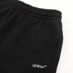 Off-White Red and Black Sweatpants - Imagen 4