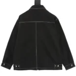 Prada-Seams Black Denim Jacket - Imagen 2
