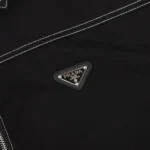 Prada-Seams Black Denim Jacket - Imagen 4