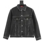 supreme-Smurfs Black Denim Jacket