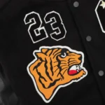 supreme-Tiger Black Varsity Jacket - Imagen 3