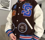 supreme-Tiger Brown Varsity Jacket - Imagen 5