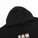 Supreme x Burberry Black Box Logo Hoodie - Imagen 3