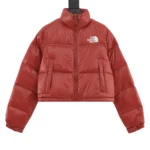 the-North Face Nuptse Short Brick House Red