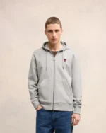 Red Ami de Coeur Zipped Hoodie - Imagen 3