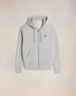 Red Ami de Coeur Zipped Hoodie - Imagen 2